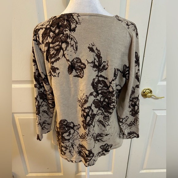 Cheryl Nash Windridge brown tee, Large - Picture 3 of 4